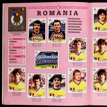 Italia 90 Panini Sticker Album komplett - NL
