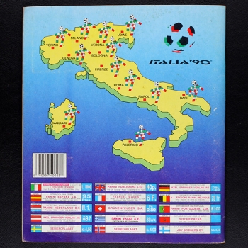 Italia 90 Panini Sticker Album komplett - NL
