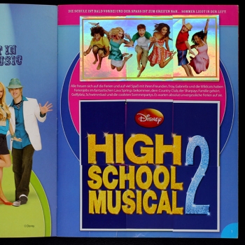 Preview: High School Musical 2 Panini sticker album complete