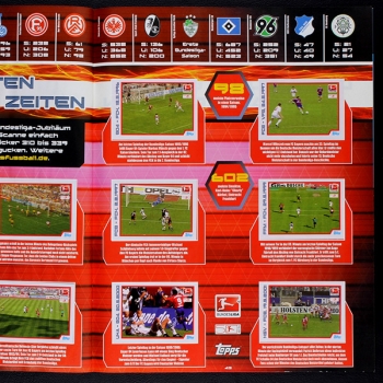 Fußball 2012 Topps Sticker Album komplett