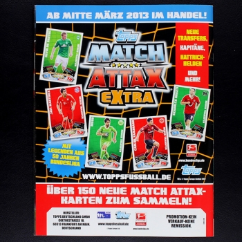 Fußball 2012 Topps Sticker Album komplett