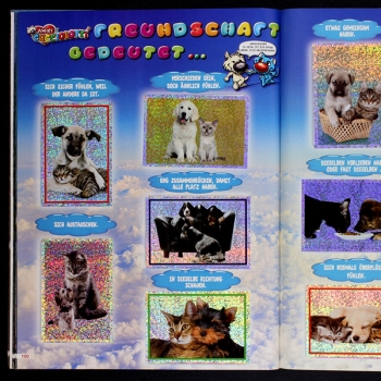 Mission Tierfreunde Panini Sticker Album komplett