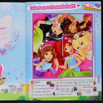 Lego Friends Blue Ocean sticker album complete