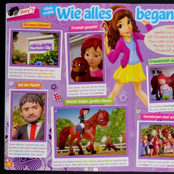 Lego Friends Blue Ocean sticker album complete