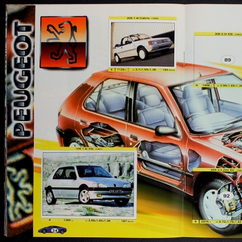 Preview: Auto 2000 SL Italy Sticker Album teilgefüllt