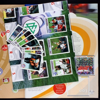 Preview: Fußball 2002 Panini Sticker Album teilgefüllt