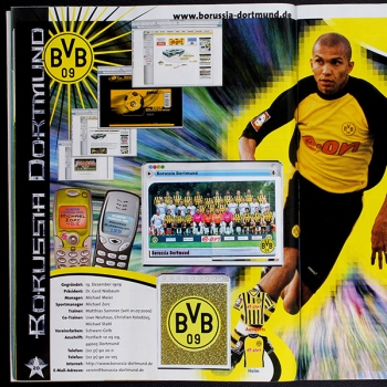 Preview: Fußball 2002 Panini Sticker Album teilgefüllt