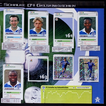 Fußball 2002 Panini Sticker Album teilgefüllt