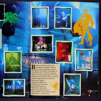 Batman Forever Merlin sticker album complete