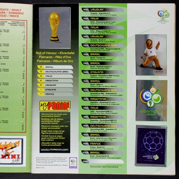Preview: Germany 2006 Panini sticker album complete