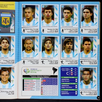 Germany 2006 Panini sticker album complete
