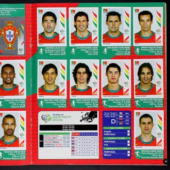 Germany 2006 Panini sticker album complete
