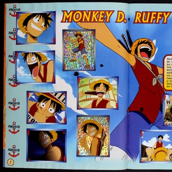 Preview: One Piece Magic Box Int. Sticker Album komplett