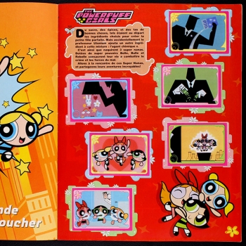 The Powerpuff Girls Panini sticker album complete