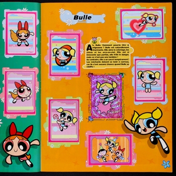 The Powerpuff Girls Panini sticker album complete