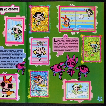 The Powerpuff Girls Panini sticker album complete