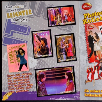 Camp Rock Panini sticker album complete
