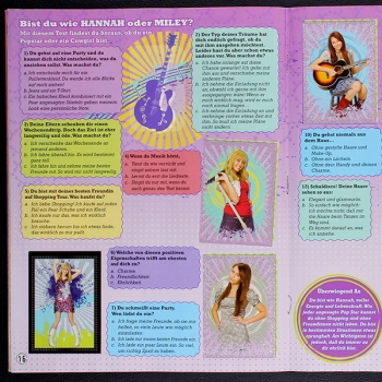 Hannah Montana Panini Sticker Album komplett