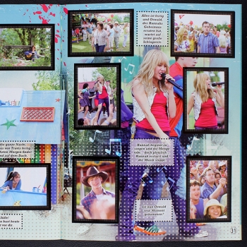 Hannah Montana Panini Sticker Album komplett