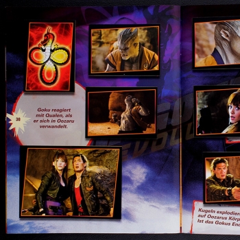 Dragonball Evolution Panini sticker album complete