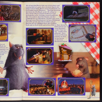 Ratatouille Panini Sticker Album komplett