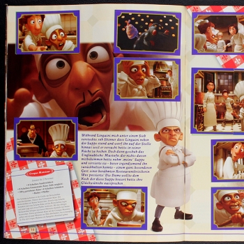 Ratatouille Panini Sticker Album komplett