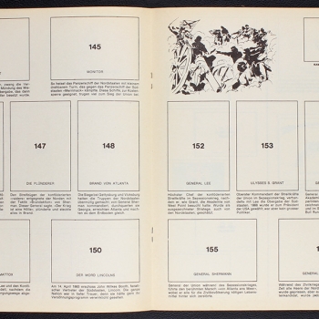 Wild West Parade Americana Sticker Album teilgefüllt