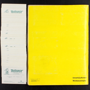 Asterix Americana Sticker Album teilgefüllt