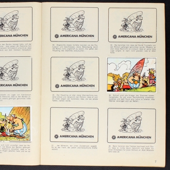 Preview: Asterix Americana Sticker Album teilgefüllt