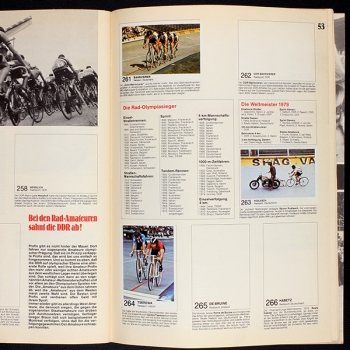 Sport Bild 80 Bergmann Sticker Album teilgefüllt