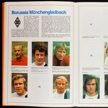 Preview: Fußball 1973 Bergmann album with stickers