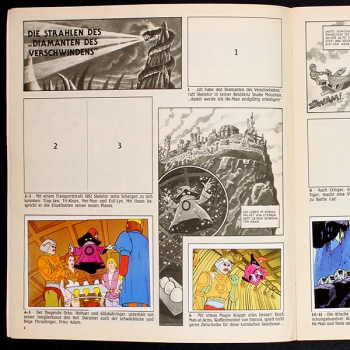 Preview: Masters of the Universe Panini Sticker Album teilgefüllt