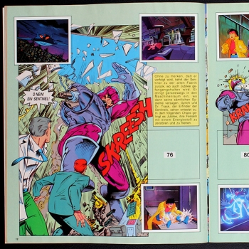 Preview: X-Men Panini Sticker Album teilgefüllt
