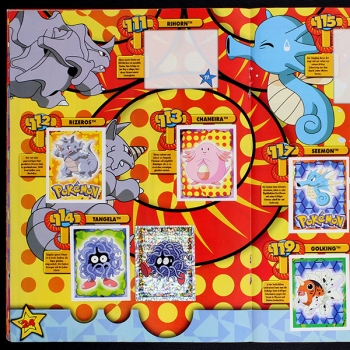 Pokemon Merlin album with stickers