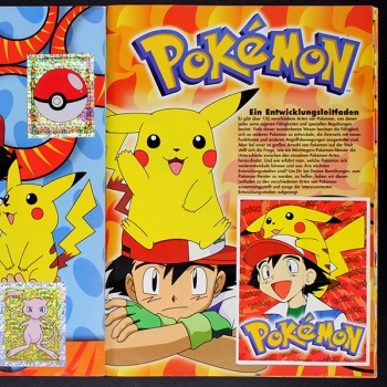 Pokemon Merlin album with stickers