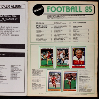 Preview: Football 85 Panini Sticker Album komplett - GB