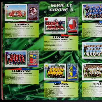 Calciatori 2000 Panini sticker album complete