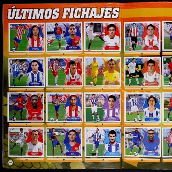 Liga 2008 Panini Sticker Album komplett