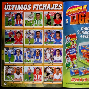 Liga 2008 Panini Sticker Album komplett