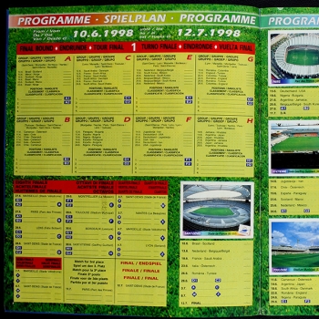 Preview: France 98 Panini album with stickers