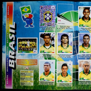 Preview: France 98 Panini album with stickers