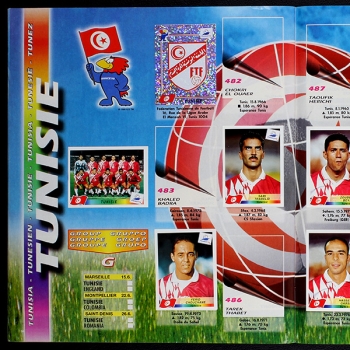 France 98 Panini album with stickers