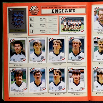 Mexico 86 Panini Sticker Album komplett