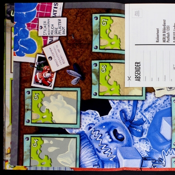 Ekel-Kids Merlin album with stickers