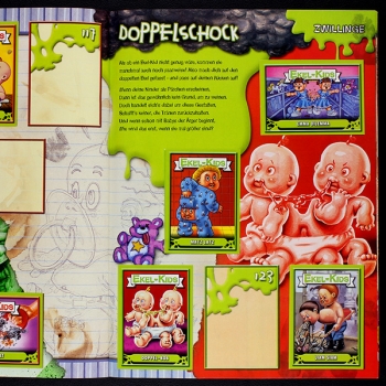 Ekel-Kids Merlin album with stickers