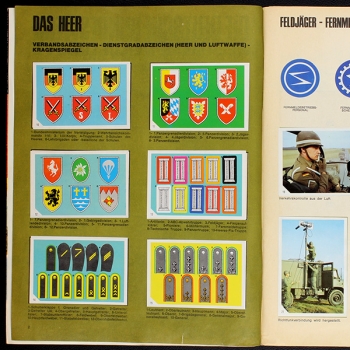 Preview: Bundeswehr Americana Sticker Album teilgefüllt