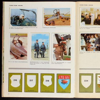 Bundeswehr Americana Sticker Album teilgefüllt