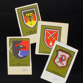 Bundeswehr Americana Sticker Album teilgefüllt