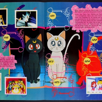 Preview: Sailor Moon Merlin album with stickers