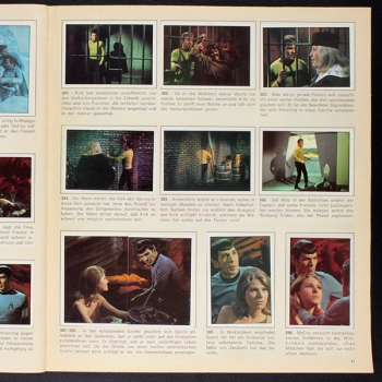 Raumschiff Enterprise Panini sticker album complete